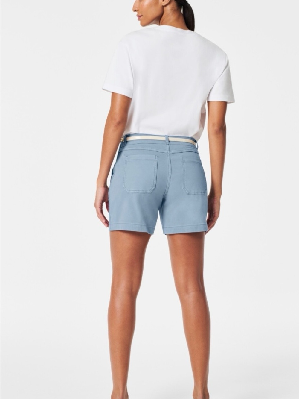 SPANX Slate grey High-Rise Utility Shorts 6” - Picture 6 of 10